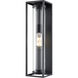 Caleb 1 Light 20 inch Textured Black Outdoor Wall Sconce